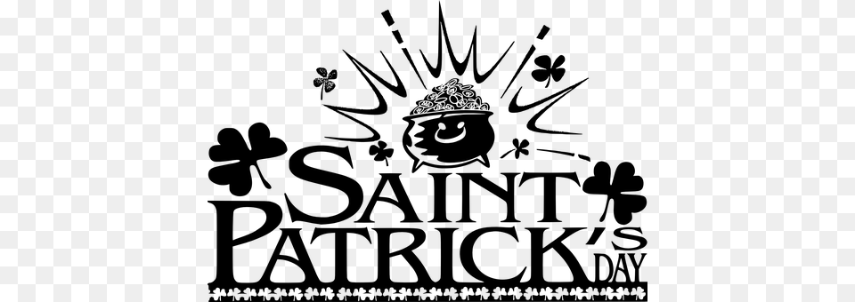 Saint Patrick Gray Png Image