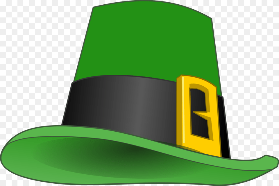 Saint Patricks Day Leprechaun Hat Shamrock Irish People, Clothing, Sombrero Png Image
