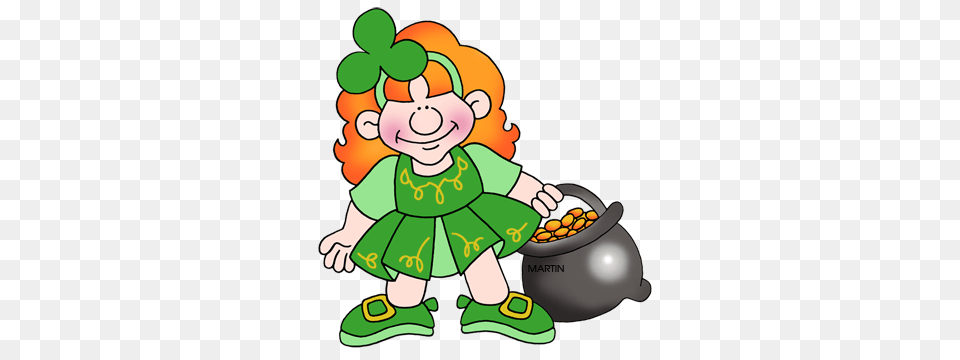 Saint Patricks Day Leprechauns Clip Art, Baby, Person, Plant, Potted Plant Free Png Download