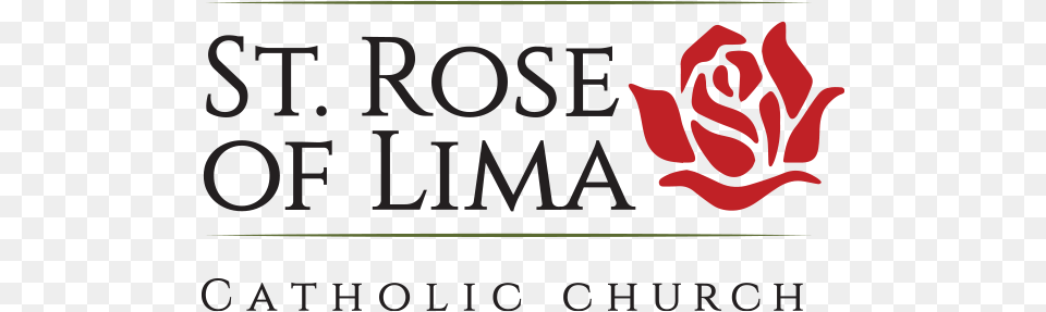 Saint Rose Of Lima Catholic Church St Rose Of Lima Logo, Flower, Plant, Scoreboard, Text Free Png Download