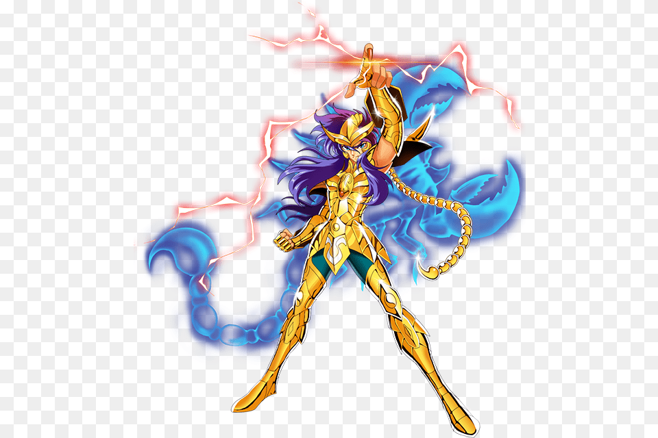 Saint Seiya Milo Scorpio, Book, Comics, Publication, Adult Free Png Download