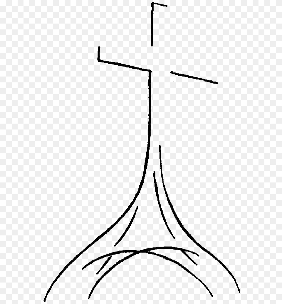 Saint Simon And Jude School Cross, Furniture, Symbol, Stand Png