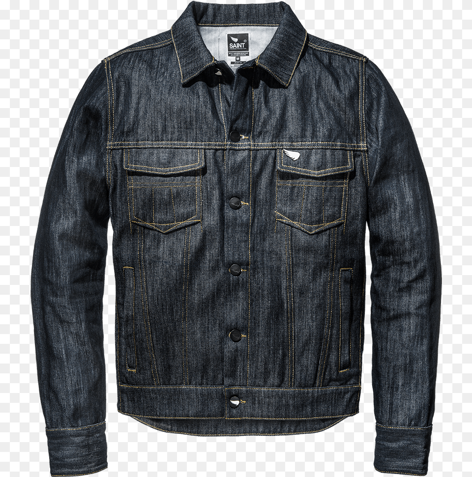 Saint Unbreakable Denim Jacket, Clothing, Coat, Jeans, Pants Free Png Download
