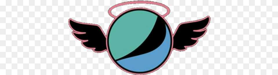 Saintpepsi Angel Wings Pepsi Black Vaporwave Circle, Logo, Emblem, Symbol Free Png