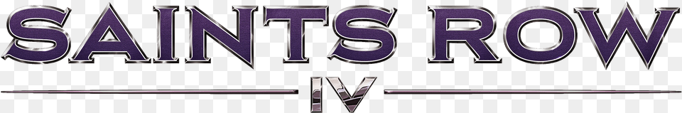 Saints Row 5 Logo, Purple Png