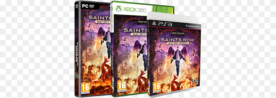 Saints Row Gat Out Of Hell Indoor Games And Sports, Book, Publication, Comics, Adult Free Png Download