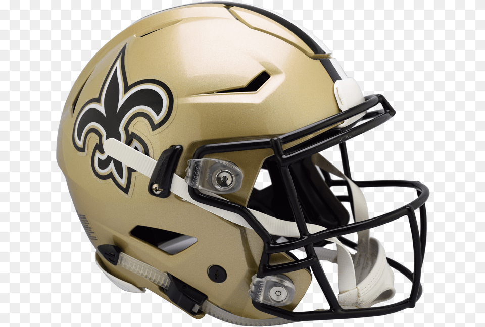 Saints Speed Flex Helmets Saints Speedflex Helmet, American Football, Football, Football Helmet, Sport Png