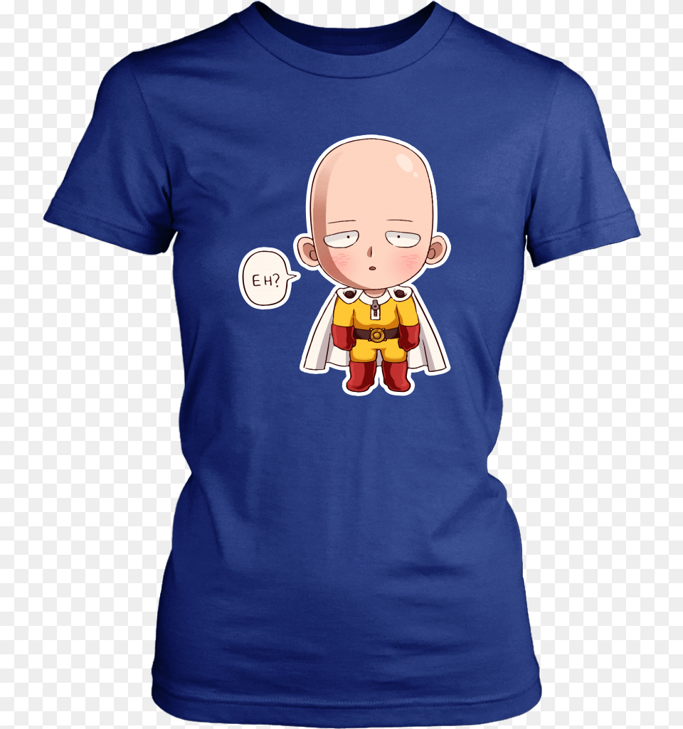 Saitama Face Expression T Shirt, Clothing, T-shirt, Baby, Person Free Transparent Png