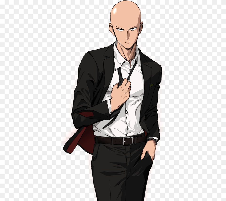 Saitama One Punch Man, Accessories, Tie, Formal Wear, Male Png