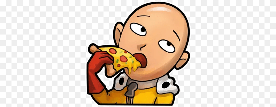 Saitama Opm Whatsapp Stickers Stickers Cloud Cartoon, Eating, Food, Person, Baby Png Image