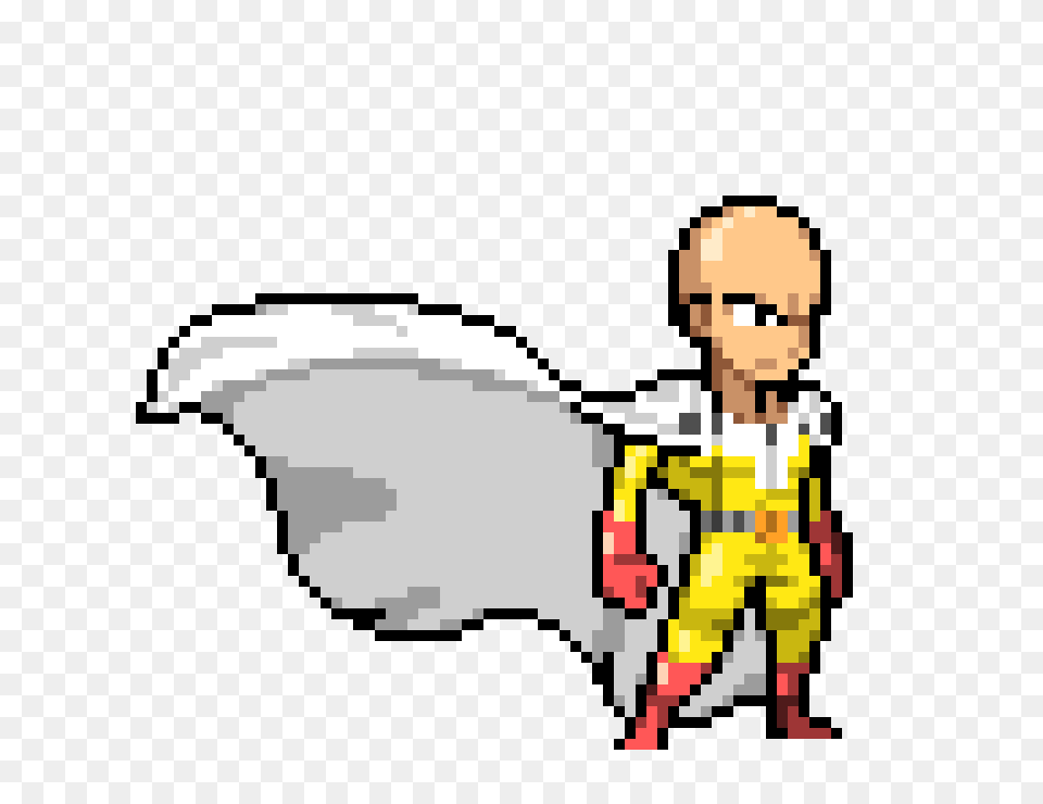 Saitama Pixel Art Maker, Person, Face, Head Png