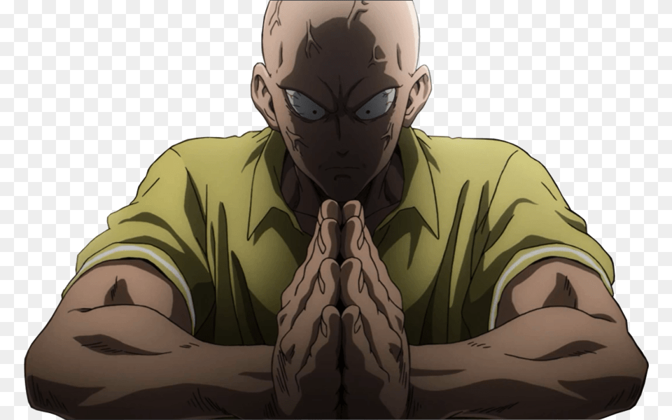 Saitama Trying To Kill A Mosquito, Adult, Male, Man, Person Png Image