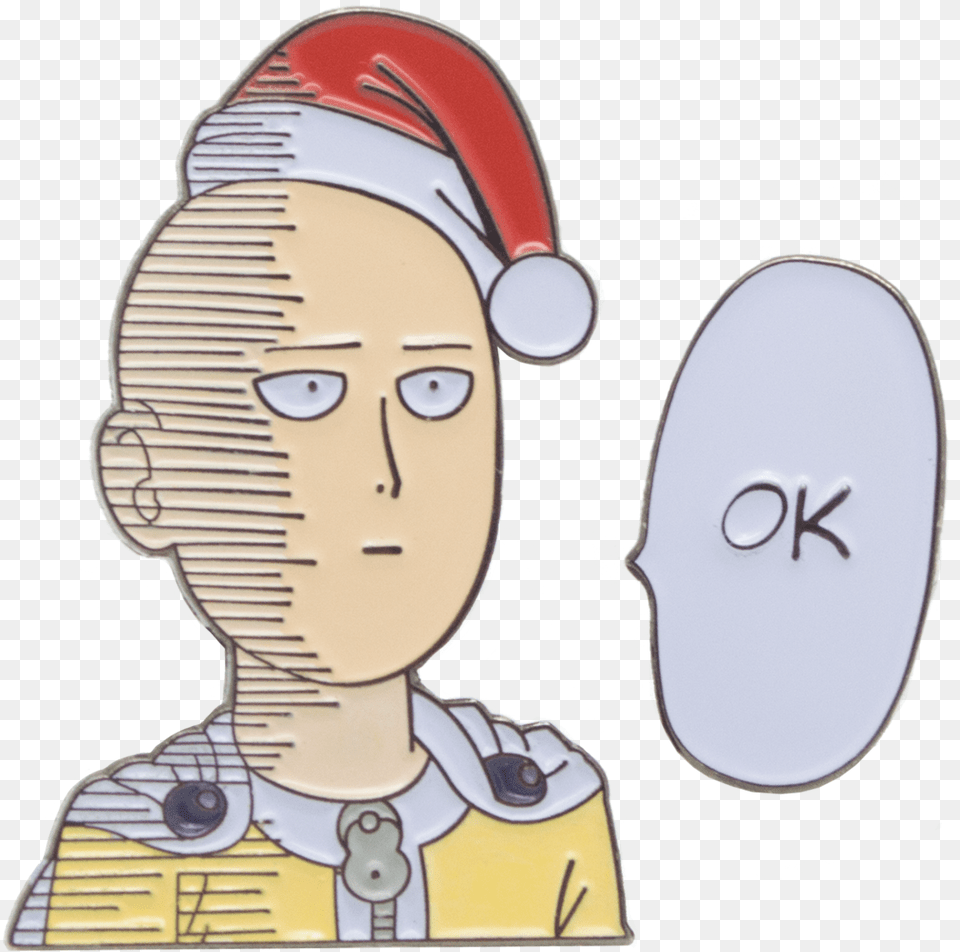 Saitama Wishes You An Ok Christmas One Punch Man Ok, Woman, Person, Female, Adult Png Image