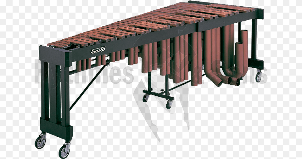 Saito Msk5500 Marimba5 Octaves Saito Marimba 5 Octave, Musical Instrument, Xylophone Png Image