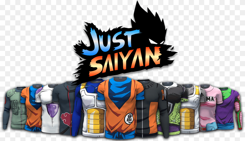 Saiyan, Bag, Backpack, Clothing, T-shirt Free Png Download