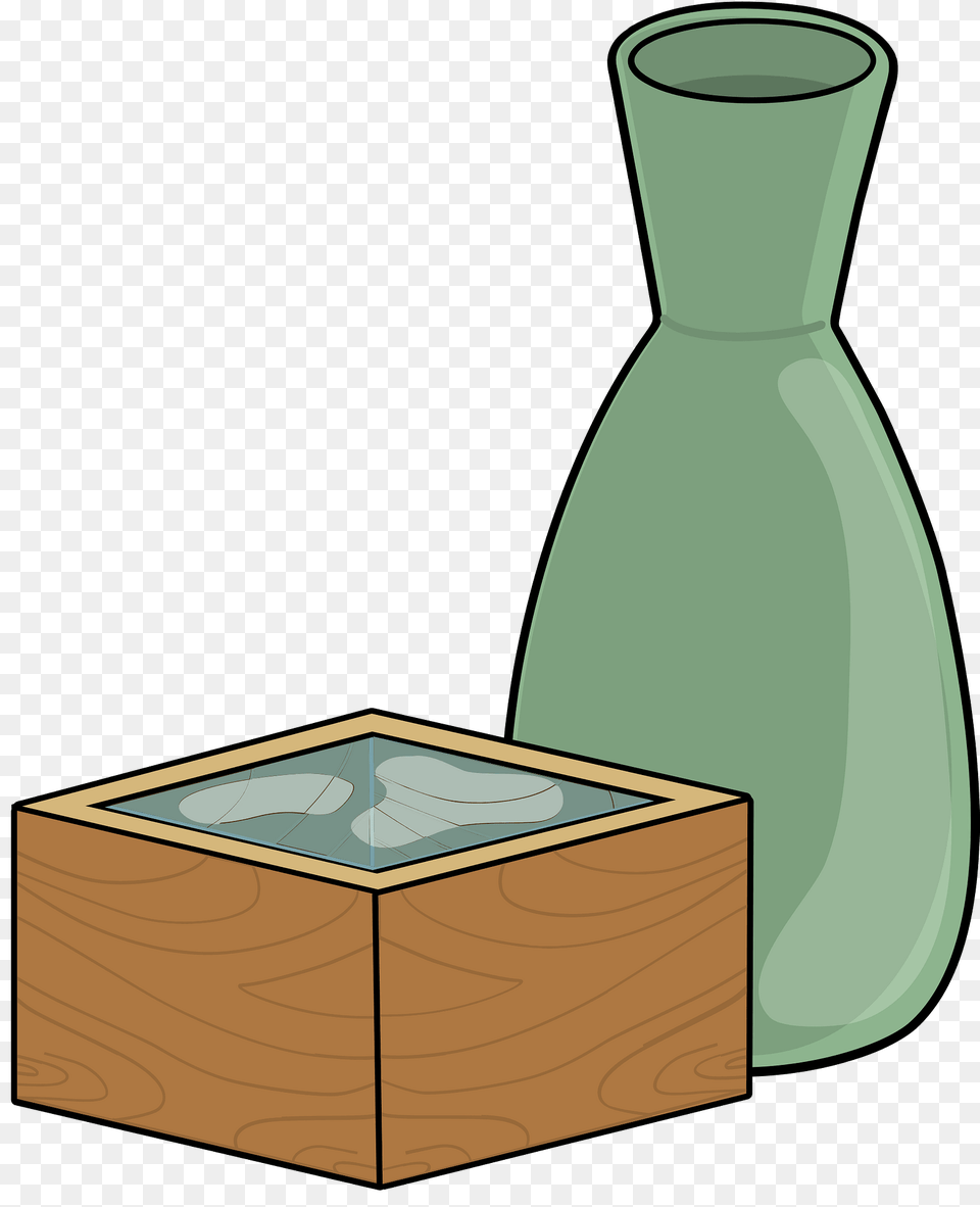Sake Alcoholic Drink Clipart, Jar, Pottery, Vase, Glass Png