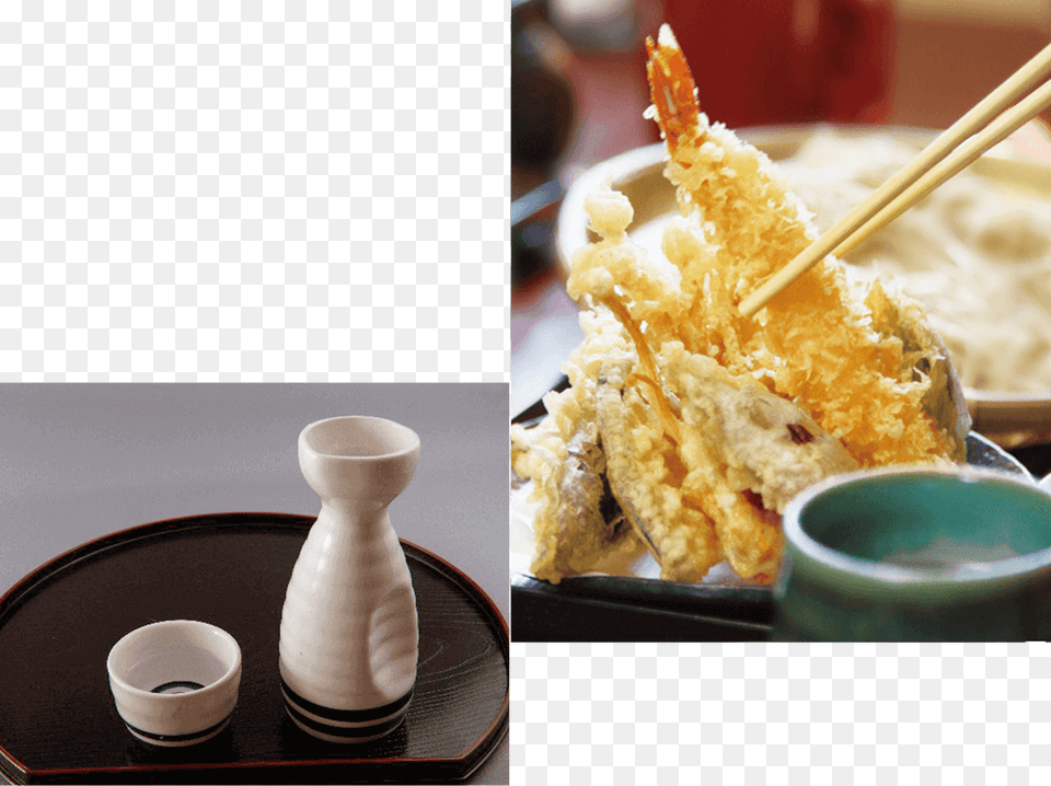 Sake And Tempura Udon Tempura, Food, Meal, Dish, Cream Free Transparent Png