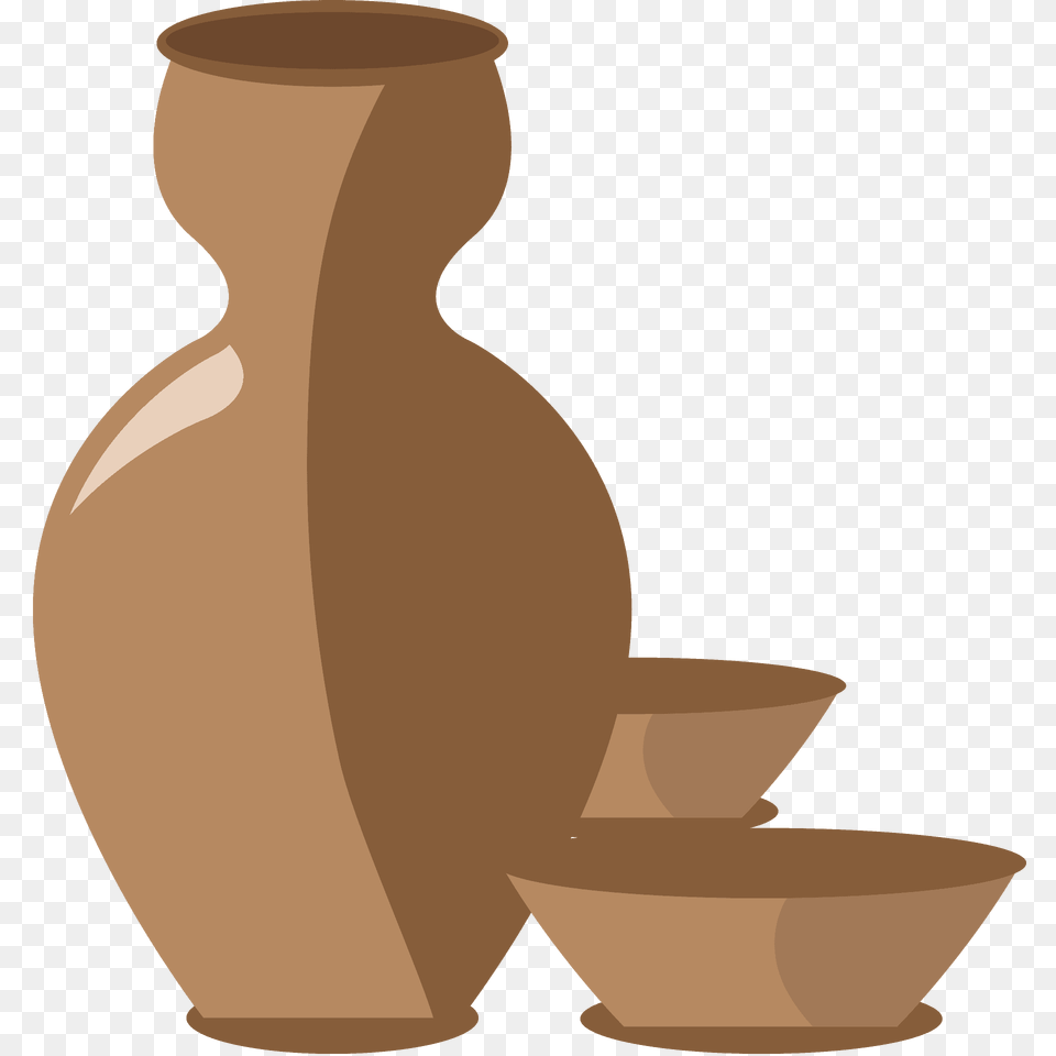 Sake Emoji Clipart, Jar, Pottery, Vase Free Png