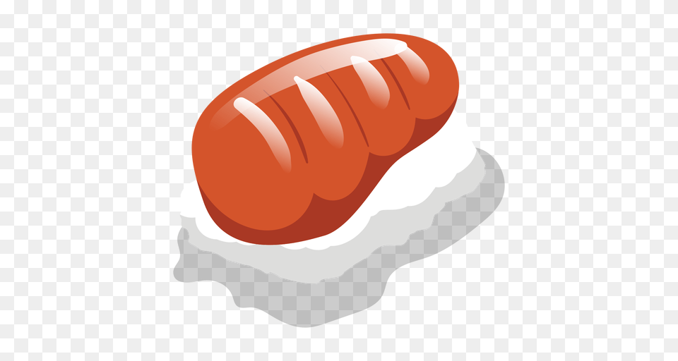 Sake Salmon Sushi Icon, Food, Meal, Hot Dog, Dish Png Image