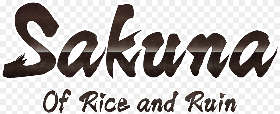 Sakunalogo E3 Sakuna Of Rice And Ruin, Text, Calligraphy, Handwriting Png Image