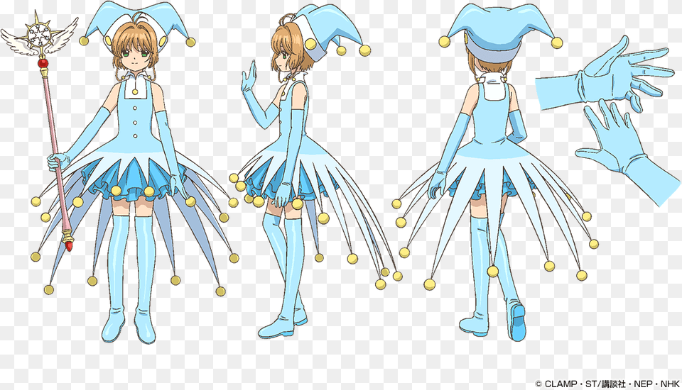 Sakura Card Captor Outfits, Book, Person, People, Publication Png