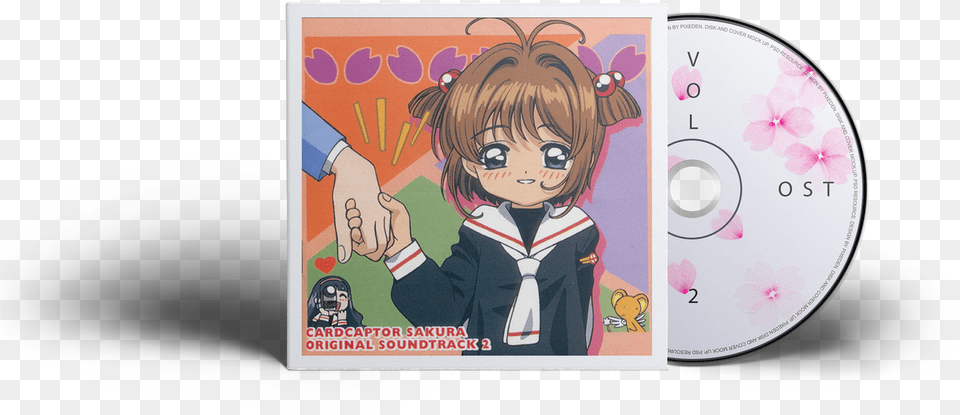 Sakura Cardcaptor Ost Soundtrack Disk Card Captor Sakura Ost, Baby, Person, Book, Comics Free Png Download