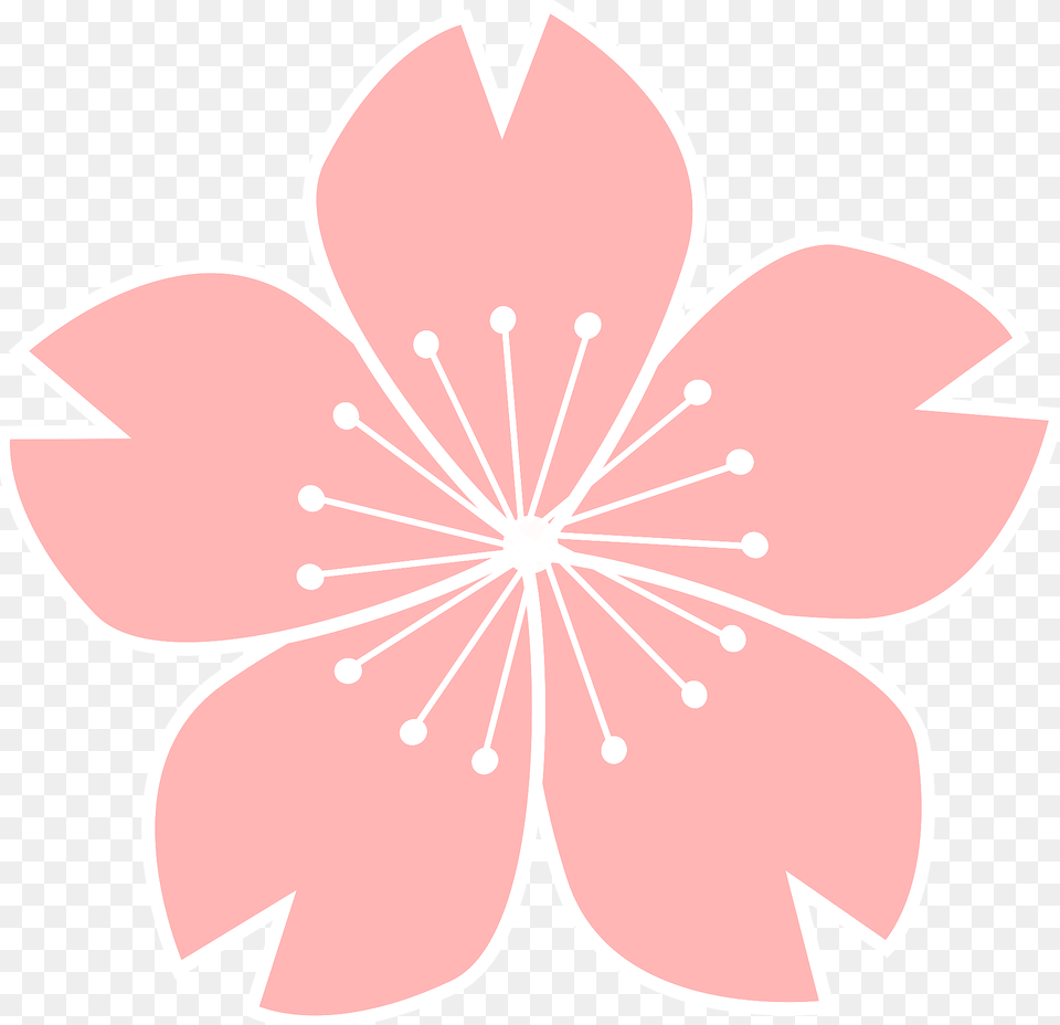 Sakura Clipart, Flower, Plant, Petal, Anther Png Image