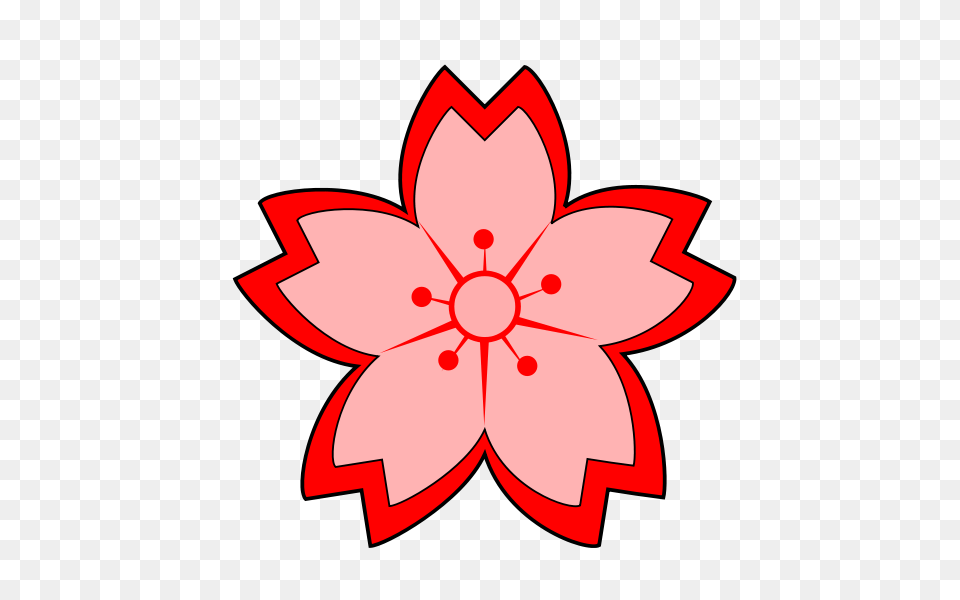 Sakura Clipart For Web, Flower, Plant, Dahlia, Leaf Free Png