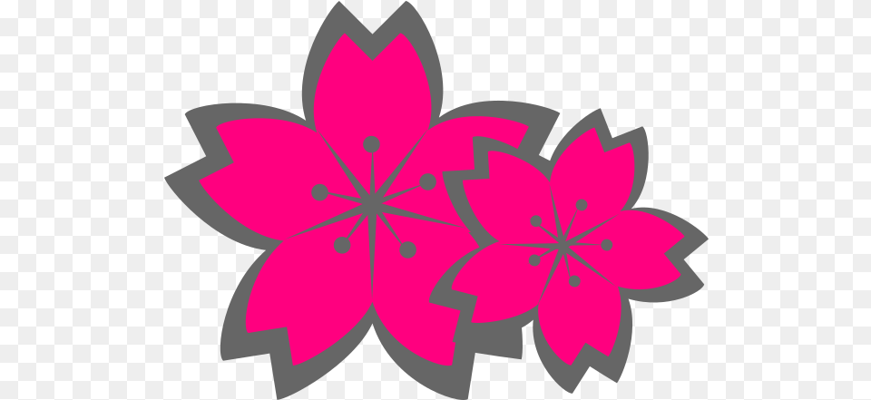 Sakura Clipart Pink Flower Clip Art Image Clip Art Sakura Flower Vector, Floral Design, Graphics, Leaf, Pattern Free Png Download