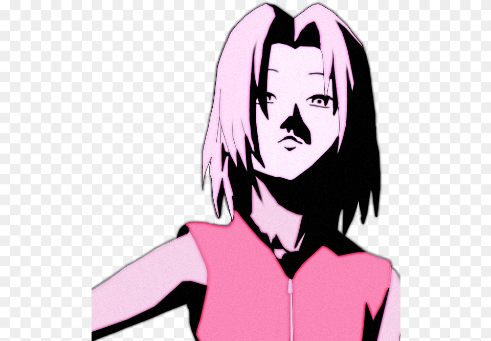 Sakura Haruno By Slender Man On Newgrounds, Book, Comics, Publication, Adult Free Png