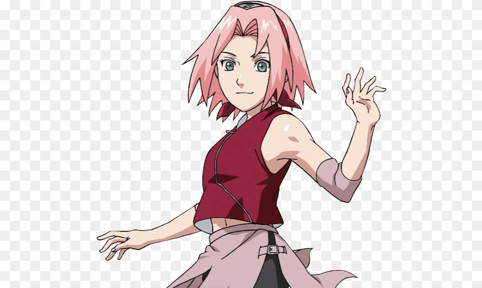 Sakura Haruno Sakura Haruno Render, Adult, Book, Comics, Female Free Png Download