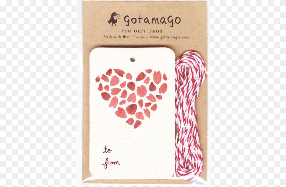 Sakura Heart Gift Tags Set Of 10 Greeting Card, Envelope, Greeting Card, Mail, Page Free Png