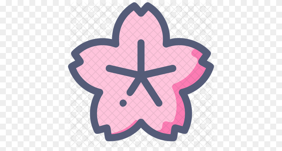 Sakura Icon Cross, Symbol Png Image