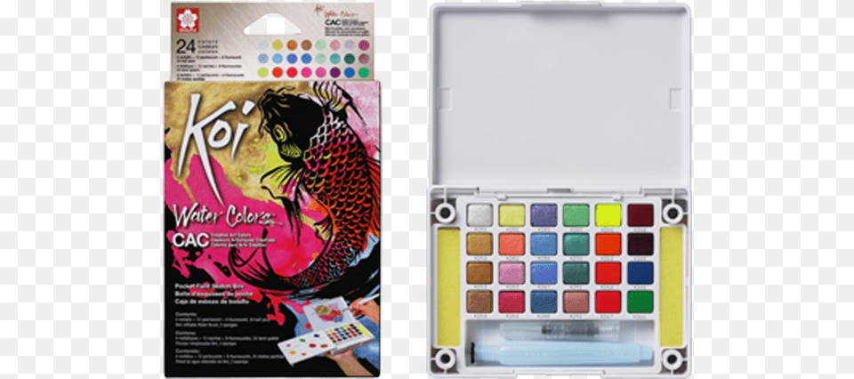 Sakura Koi Water Colors Cac, Paint Container, White Board, Palette, Adult Free Transparent Png