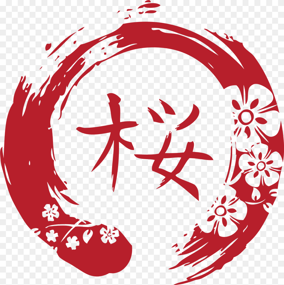 Sakura Logo Google Japanese Logo Japanese Art Tj Tattoo, Person, Graphics Free Transparent Png