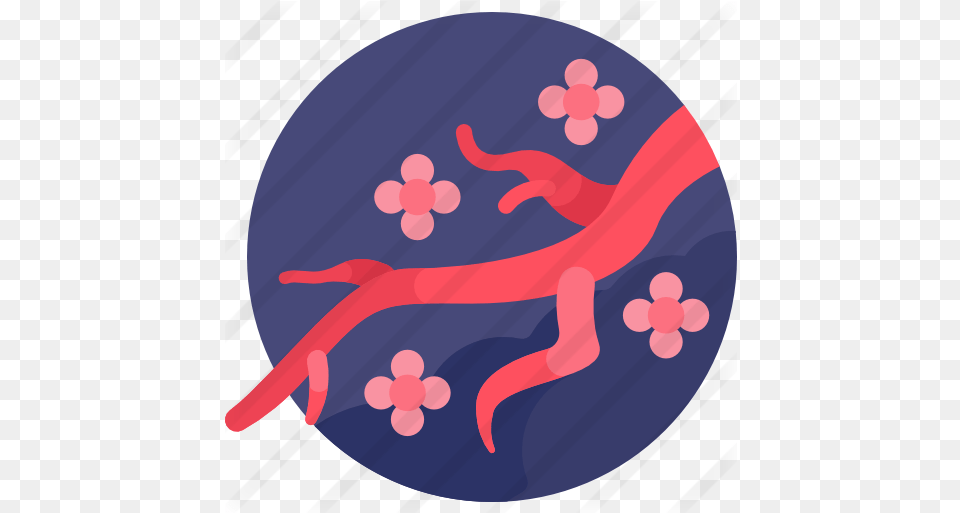 Sakura Nature Icons Circle, Animal, Gecko, Lizard, Reptile Png Image