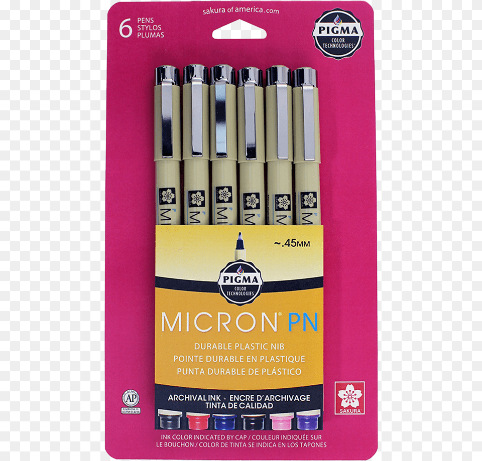 Sakura Pigma Micron Pen Set, Cosmetics, Lipstick, Marker, Advertisement Free Png Download