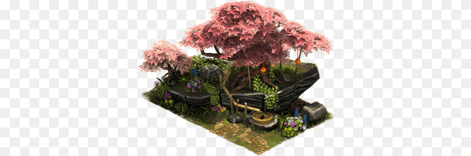Sakura Rock Level 2 Wiki, Outdoors, Tree, Garden, Potted Plant Free Png