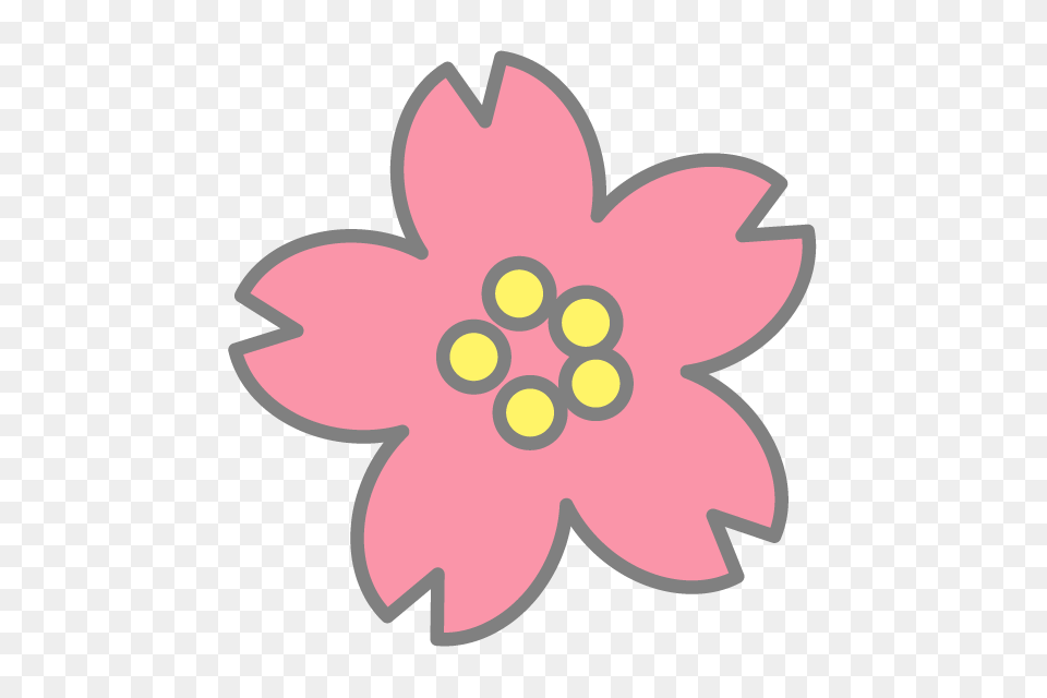 Sakura Sakura Icon Material Illustration, Dahlia, Flower, Plant, Daisy Free Transparent Png