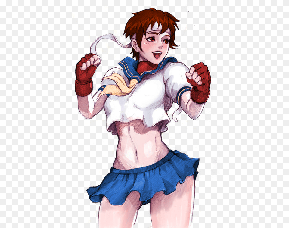 Sakura Street Fighter, Book, Comics, Publication, Person Free Png