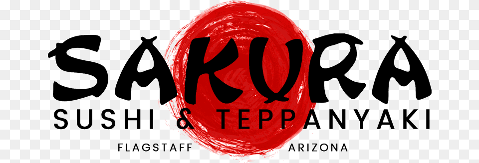 Sakura Sushi Bar Teppanyaki Sakura Sushi Logo, Text Png Image