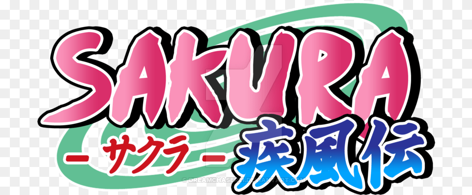 Sakura The Heroine Sakura Shippuden Logo, Art, Graffiti, Text, Mortar Shell Png