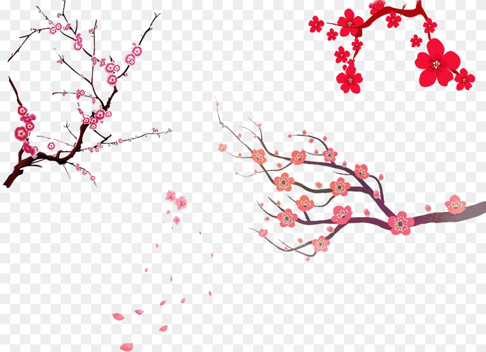 Sakura Tree Branch, Flower, Plant, Cherry Blossom Free Png Download