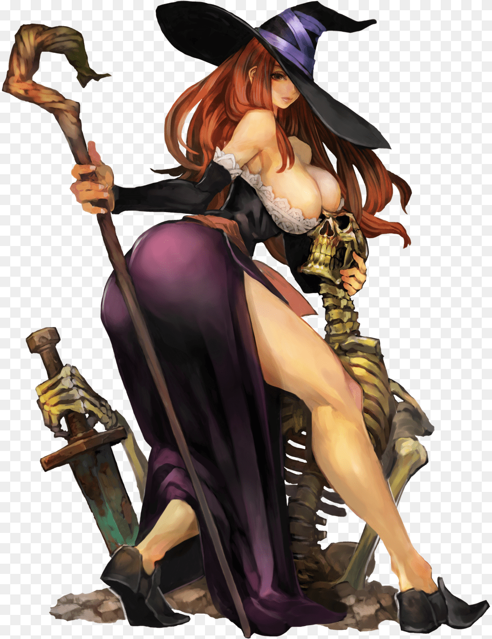 Sakurai Has Given You The Task To Select 5 Characters For Crown Sorceress Art, Adult, Publication, Person, Female Free Png Download