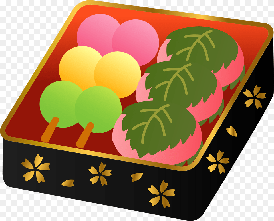 Sakuramochi Hanami Dango Clipart, Food, Sweets, Balloon Free Png