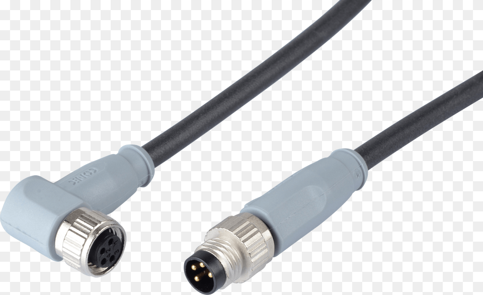Sal M8x1 5 Pol 3 M Connector 90 Conec Networking Cables, Cable, Blade, Razor, Weapon Free Transparent Png