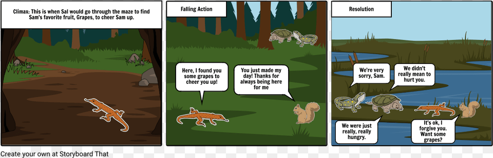 Sal The Salamander Climax Falling Action Resolution Cartoon, Book, Comics, Publication, Animal Free Png