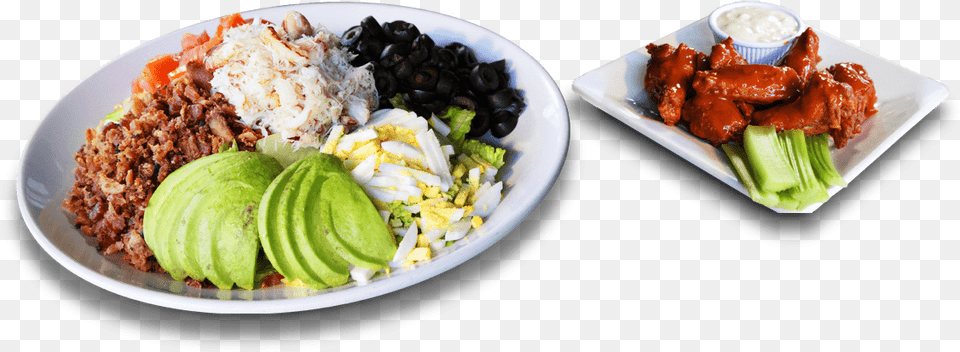 Salad And Wings Casado, Dish, Food, Food Presentation, Lunch Free Png Download