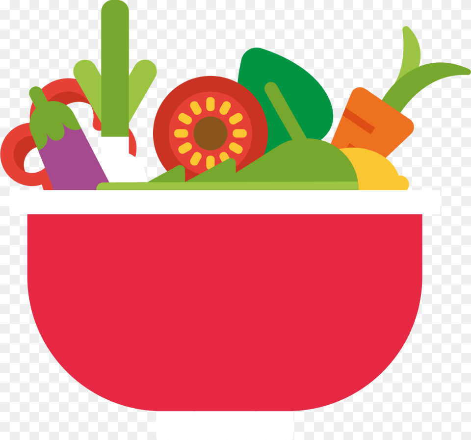 Salad Bowl Clip Art Transparent Salad Bowls Clip Art, Food, Lunch, Meal, Cutlery Free Png Download