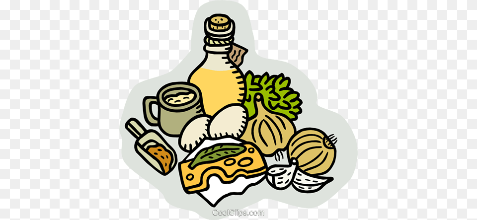 Salad Dressing Ingredients Royalty Vector Clip Art, Food, Fruit, Plant, Produce Free Png Download